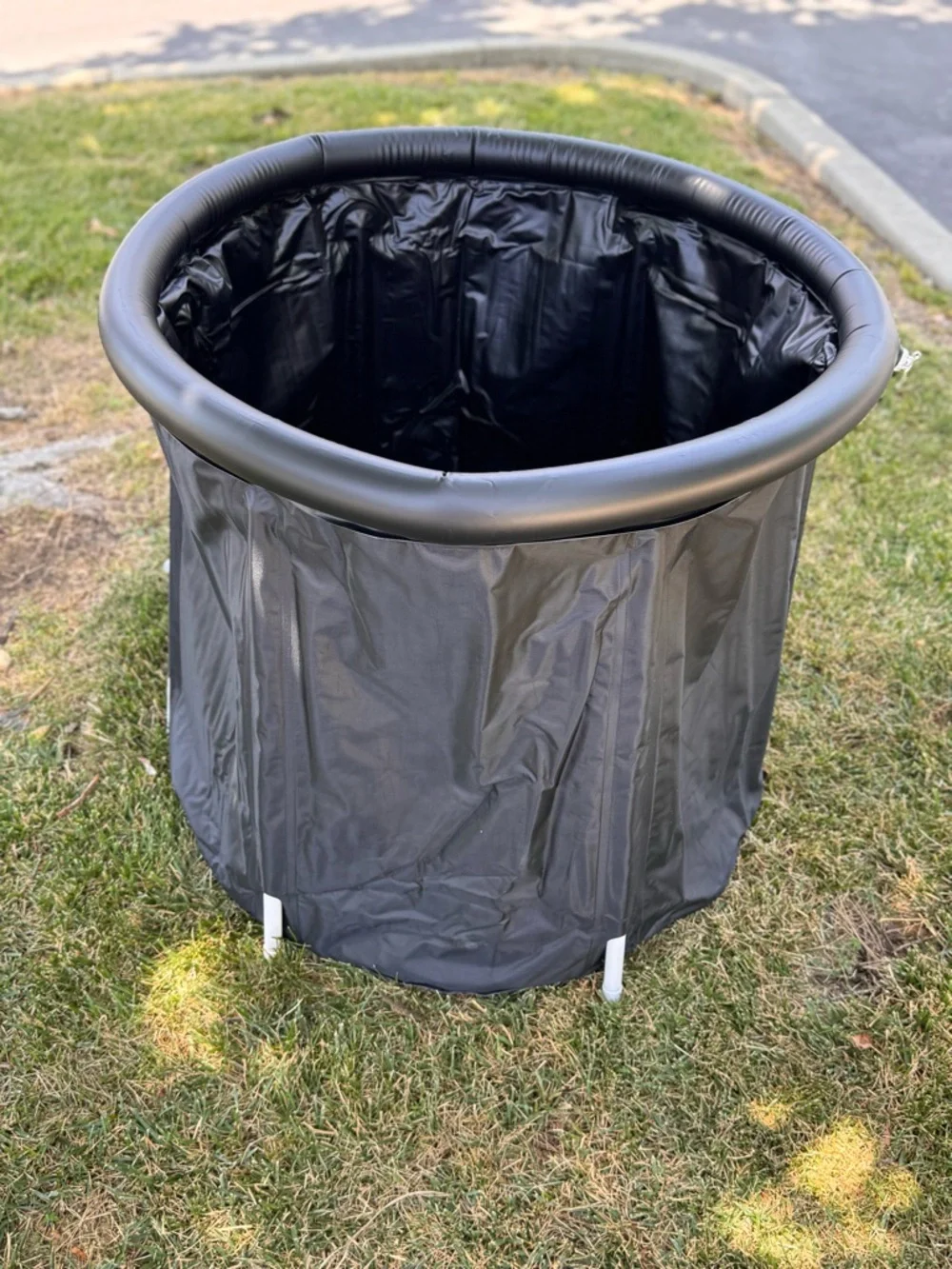 fresh Black Foldable Portable Bath Tub